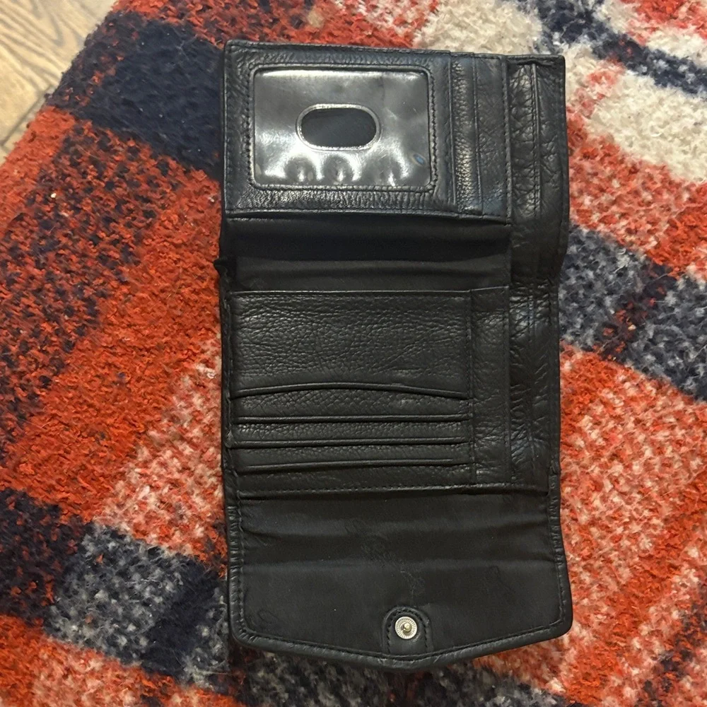 Fossil Black Leather Wallet‎